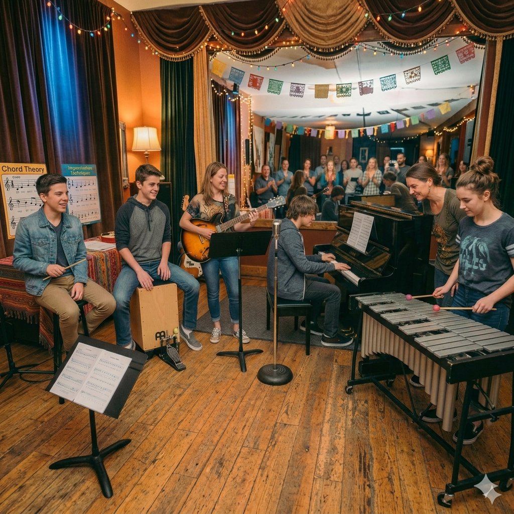 Ensamble de adolescentes en Lado A Música, Ingeniero Maschwitz